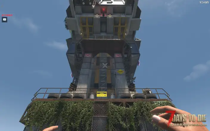 七日杀 废土风峡谷存档，小地基版本和带车库版本预制件。