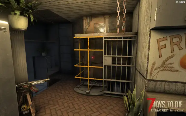 七日杀 废土风峡谷存档，小地基版本和带车库版本预制件。