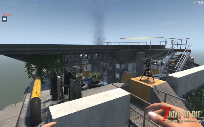 七日杀 废土风峡谷存档，小地基版本和带车库版本预制件。