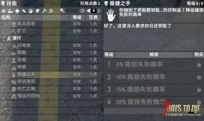 V1.x 【N网转载汉化】额外技能Perks Plus