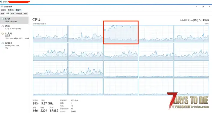 七日杀服务器在线人数过多卡顿寻找优化方案