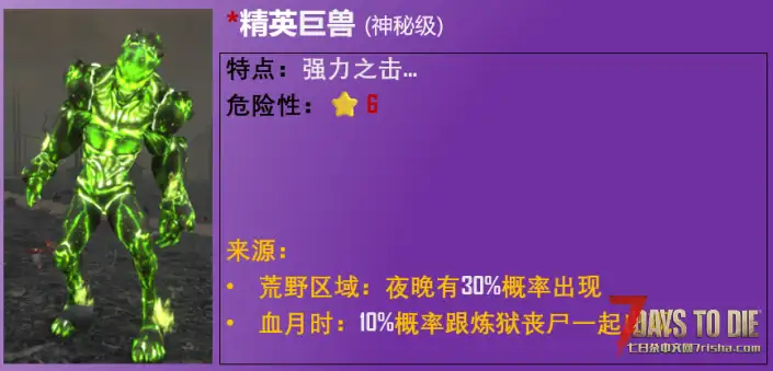 丧尸模组-炼狱之后【适用七日杀版本：v2.x，MOD版本：v1.8，非直连】