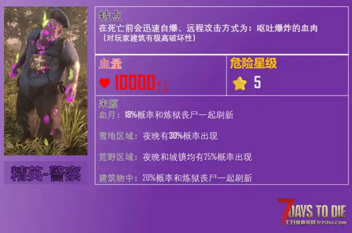 更多危险丧尸【更新：4月4日，适用游戏版本：2.0 ~ 2.5】