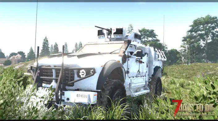 v3.0转载N网维拖斯MRAT装甲战车，很猛，搭载了好几把加特林和一个索敌导弹