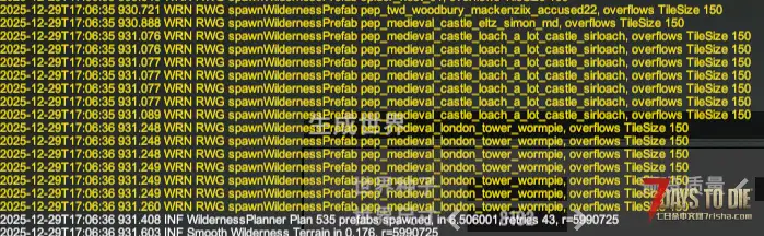 求助，自定义地图时，生成预制件时报错，提示预制体超过个地图区块的尺寸限制（150 单位）