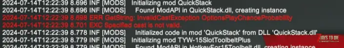 大家帮忙看看这是那些MOD出了问题