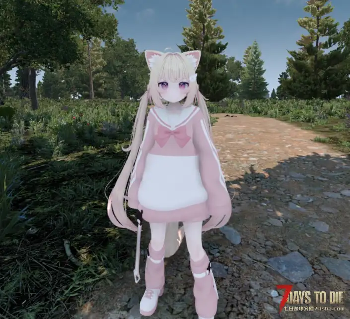 【小型Mod】VRoid Mod 2.2 人物模型 Chiffon