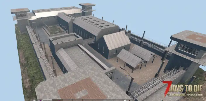 小监狱预制件，3级建筑