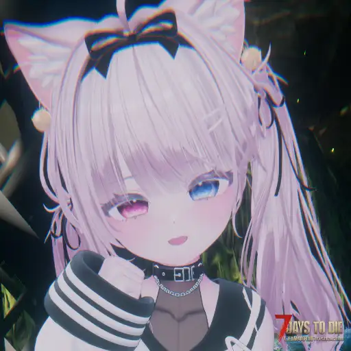 VRoid Mod / Custom Avatar 自改模 双马尾学生服可爱猫猫