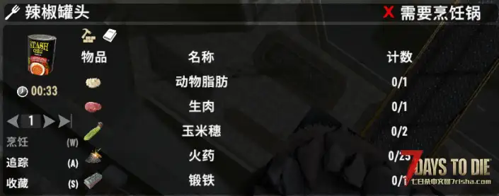 【小型MOD】可制作的辣椒罐头【逃离塔科夫MOD补丁】