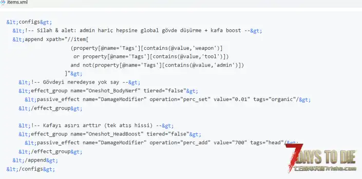 大幅弱化躯干伤害,大幅提高爆头伤害,普通丧尸爆头必死,高级丧尸可能需要两到三枪。