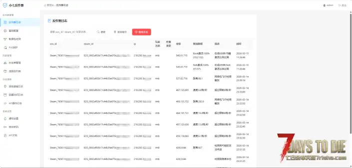 小七反作弊1.0即将发布！-最新V2.5、2.6-服务端-检测飞行、容器、PVE保护