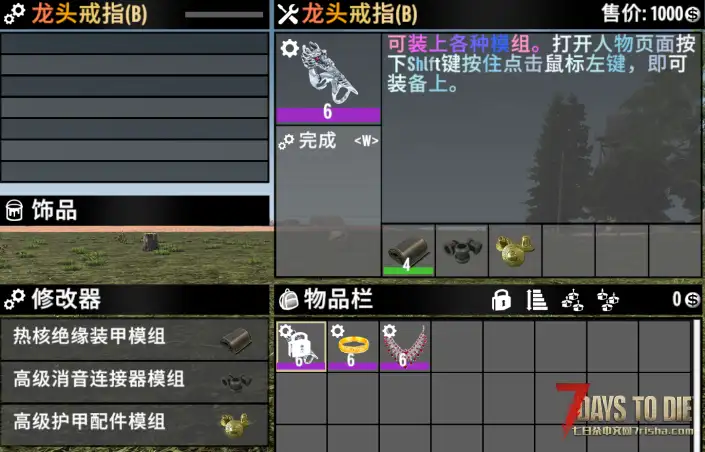【小型Mod】不占用原版护甲槽 饰品（3.X版本通用）