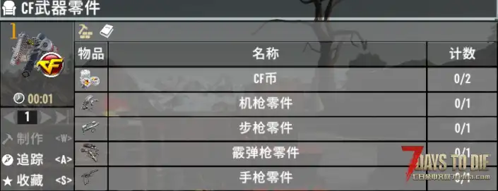 ɷ【武器Mod】CF武器包添加可制作和制作品质 (内容修改和扩展) ɷ