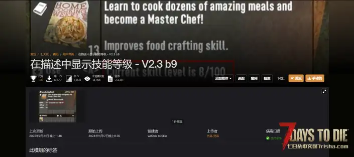 V2.3 在描述中显示技能等级