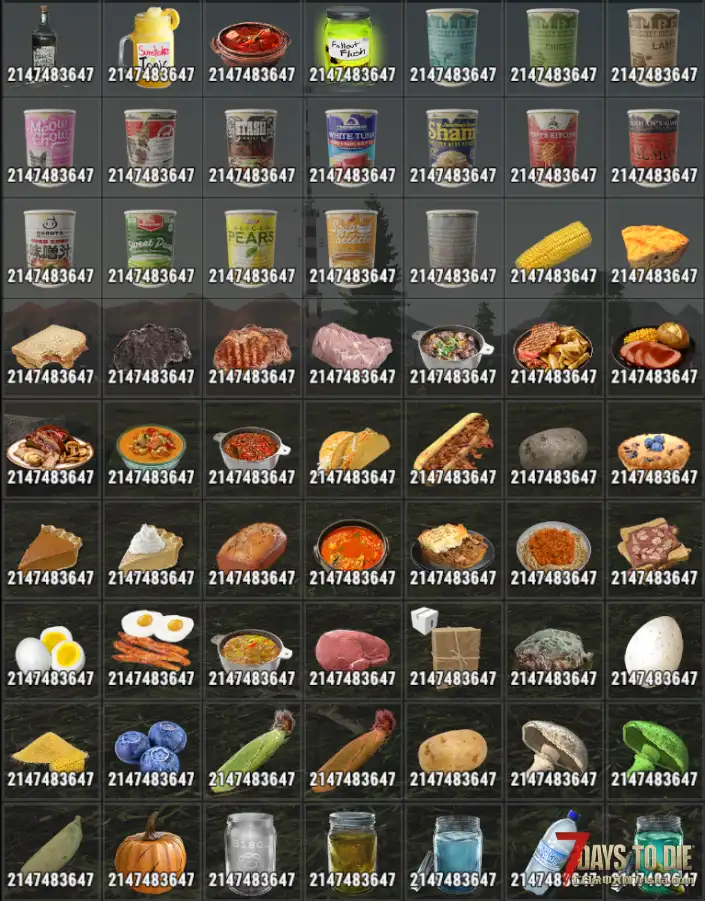 【小型MOD 非直连】2147483647物品和物块叠加 堆叠 V1.X V2.X