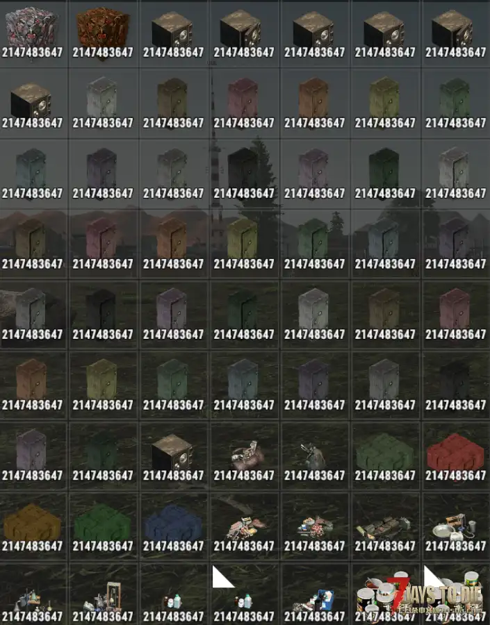 【小型MOD 非直连】2147483647物品和物块叠加 堆叠 V1.X V2.X