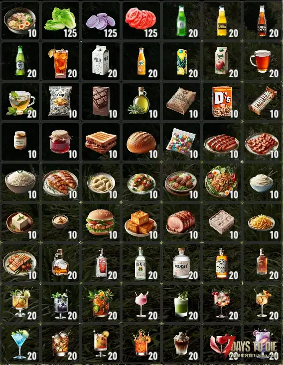 9.1更新（1.0可用）(N网搬运）新的食物饮料拓展1.3版本mod和汉化文本
