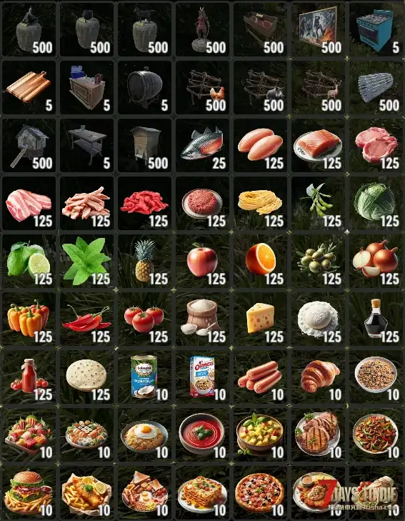 9.1更新（1.0可用）(N网搬运）新的食物饮料拓展1.3版本mod和汉化文本