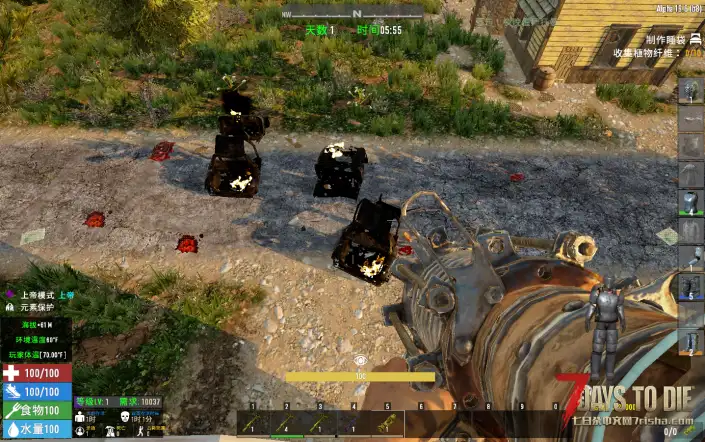A19特殊投射武器（土制炸药，燃烧，石头，汽车）