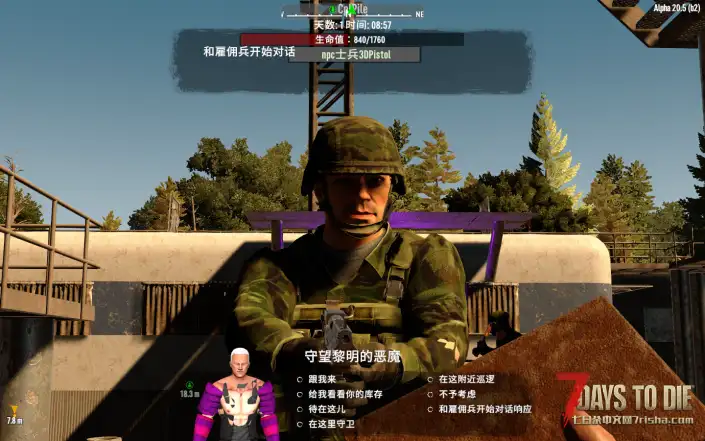 A20.5 汉化修改版 可雇佣的NPC