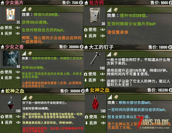 【七日杀2.2适配MOD】 臆想症 [A1.4版本]（塔科夫模组通过兼容性测试）