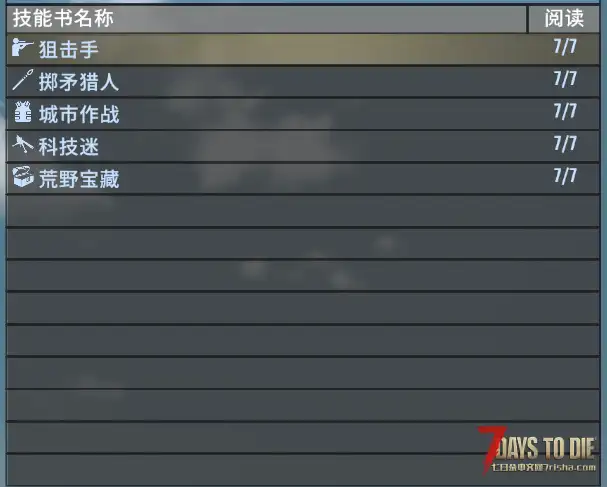 【V2.4】技能书籍解锁药剂，使用后解锁全部书籍技能