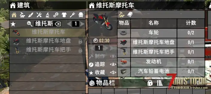 V1.0-1.4 维托斯摩托车 /搬运汉化