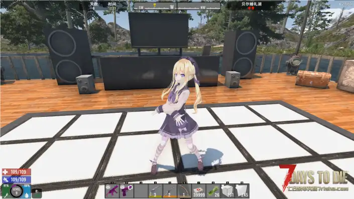 【七日杀2.0/人物mod】雌小鬼vtuber月紫アリア的人物mod展示&公开