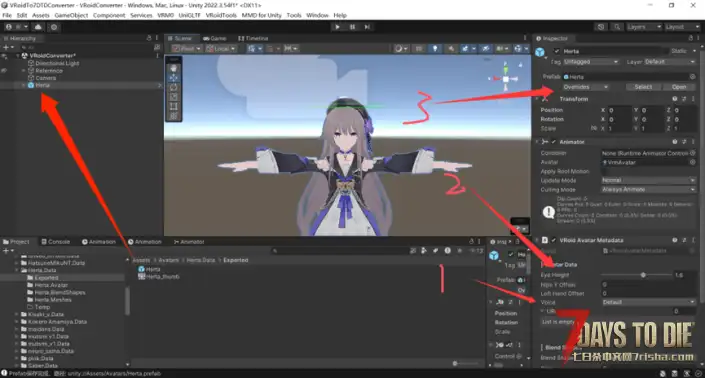 【VRoidMod教程/旧模型翻新】邪招！教你怎么快速把不兼容的人物模型转换到新版本