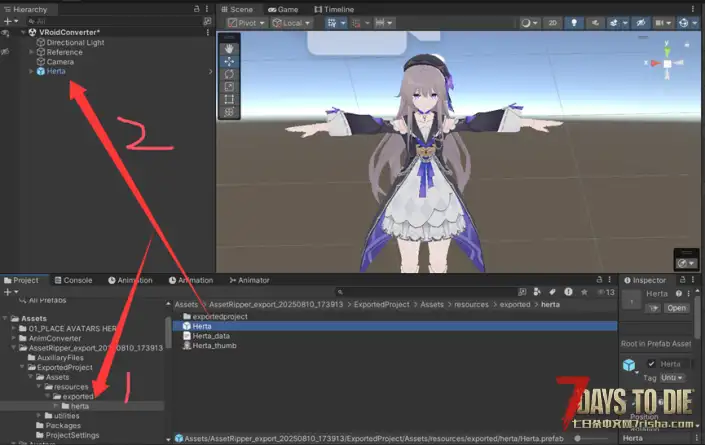 【VRoidMod教程/旧模型翻新】邪招！教你怎么快速把不兼容的人物模型转换到新版本