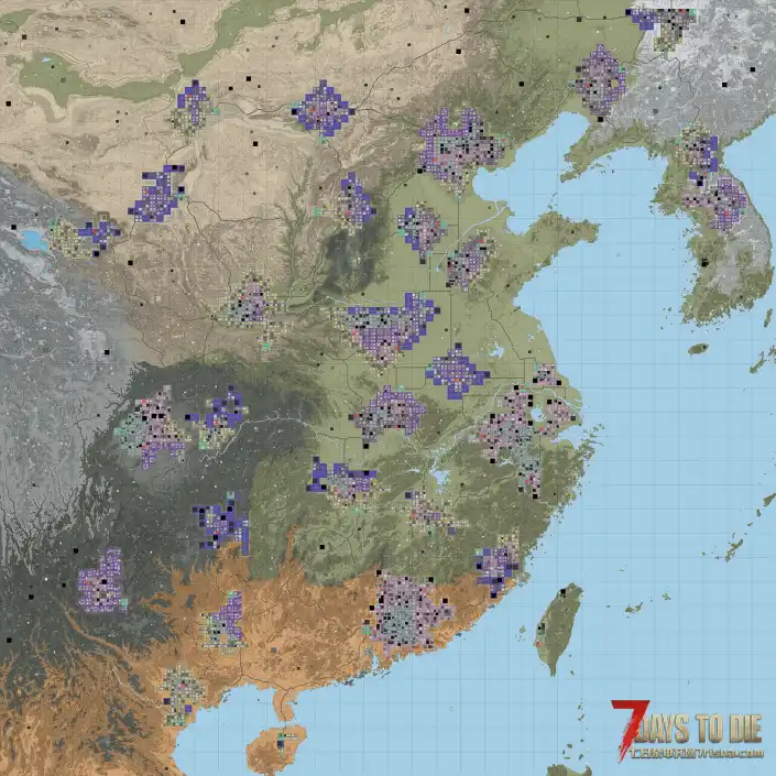 【原创16K地图】宇宙洪荒 · 16K超大比例真实中国地图