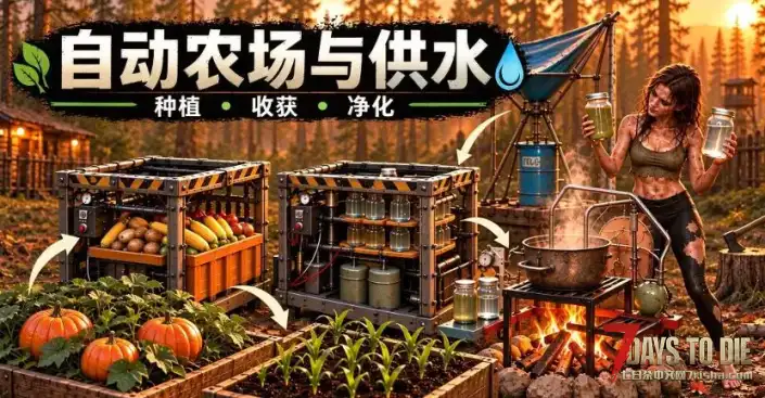 【自动收割+露水收集器自动管理+自动烧水】【三合一】【V3.3】【汉化】