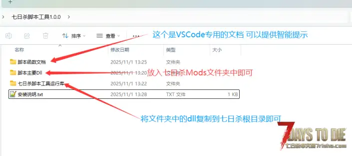 每日一个小Mod V2.4(b7) 七日杀Mod快速开发工具框架1.0.6版本更新