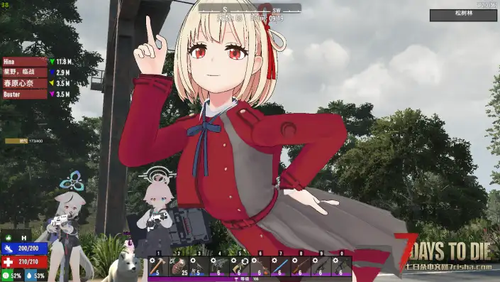 【VRoid/七日杀/Lycoreco/NSFW人物mod】锦木千束-小更新（V2.3可用）