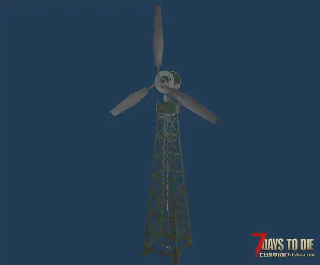 【七日杀·工业革命】智能风电·自动采矿机·基地防爆门、升降机三合一功能包单机联机