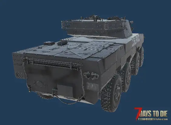 【小型MOD】中国军队ZTL11轮式突击炮 装甲车载具MOD