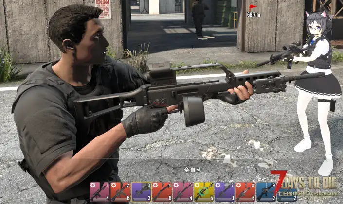 【大型MOD】七日杀NPC武器大修2.5（54把武器，NPC武器替换，NPC用武器）单机联机(原创)