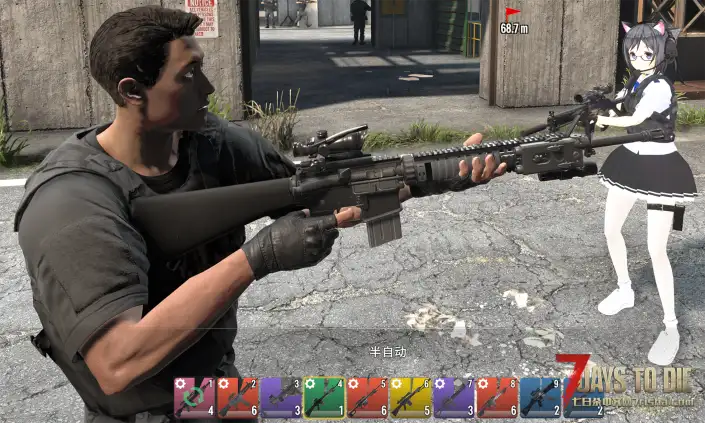 【大型MOD】七日杀NPC武器大修2.5（54把武器，NPC武器替换，NPC用武器）单机联机(原创)