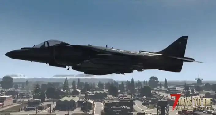 【小型MOD】AV-8B“鹞”式垂直起降战斗机模组—七日杀首款VTOL喷气机，矢量喷口可切换