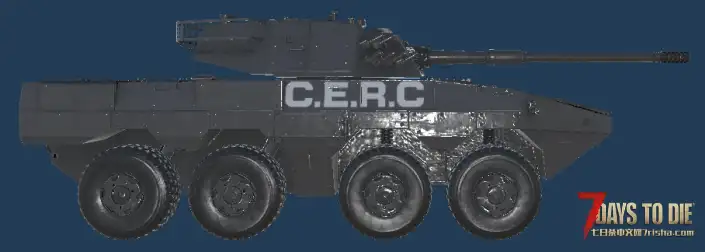 【小型MOD】中国军队ZTL11轮式突击炮 装甲车载具MOD