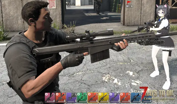 【大型MOD】七日杀NPC武器大修2.5（54把武器，NPC武器替换，NPC用武器）单机联机(原创)