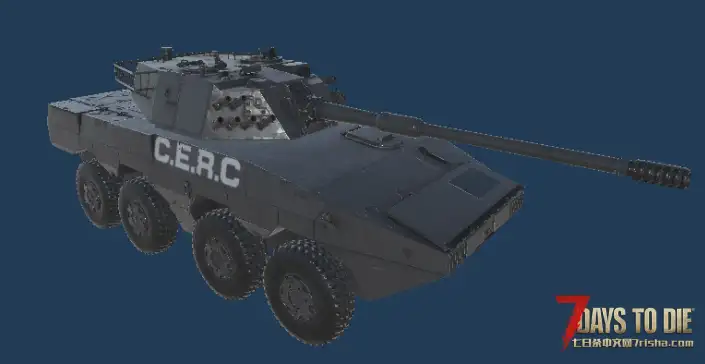 【小型MOD】中国军队ZTL11轮式突击炮 装甲车载具MOD