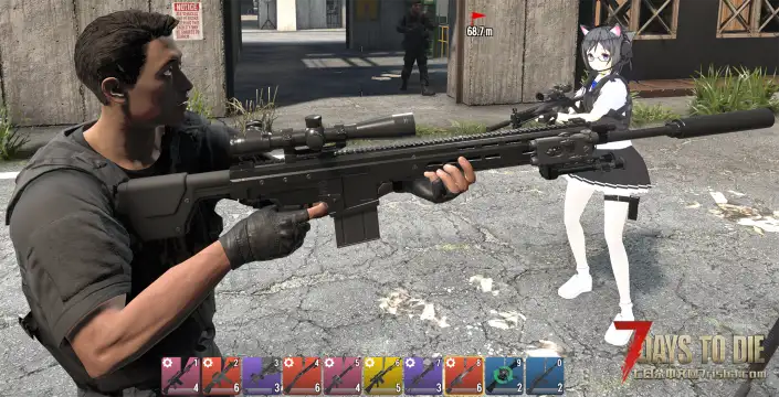 【大型MOD】七日杀NPC武器大修2.5（54把武器，NPC武器替换，NPC用武器）单机联机(原创)