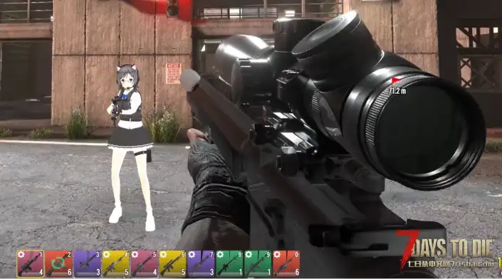 【大型MOD】七日杀NPC武器大修2.5（54把武器，NPC武器替换，NPC用武器）单机联机(原创)