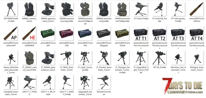 【大型MOD】基地防御系统炮塔大修V2.6次时代版-【便携与固定炮塔】单机联机(原创)