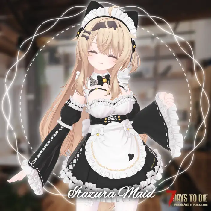 【七日杀V2.5 CustomAvatars-Alpha】Eku猫猫涩涩女仆装