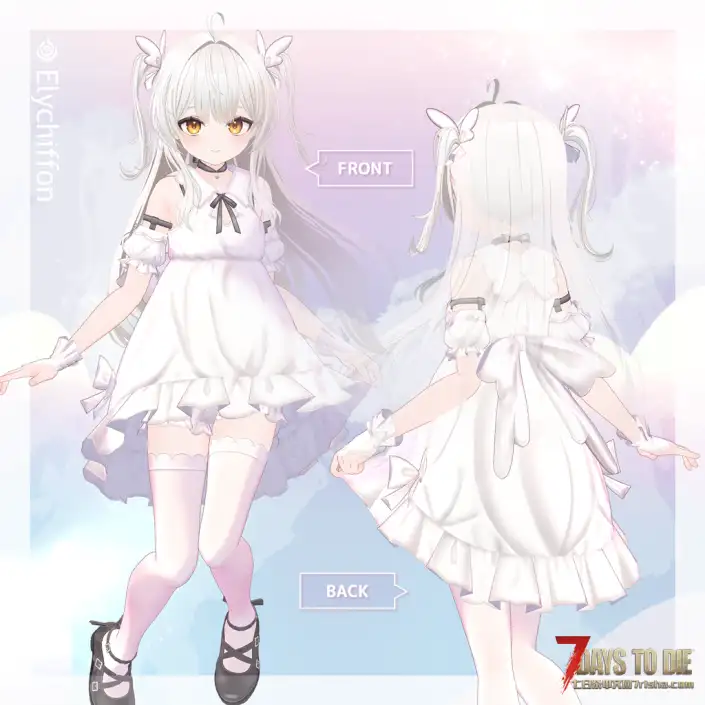 【七日杀V2.5 CustomAvatars-Alpha】Flare 夏菲 爱丽丝菲 人物模型三连！