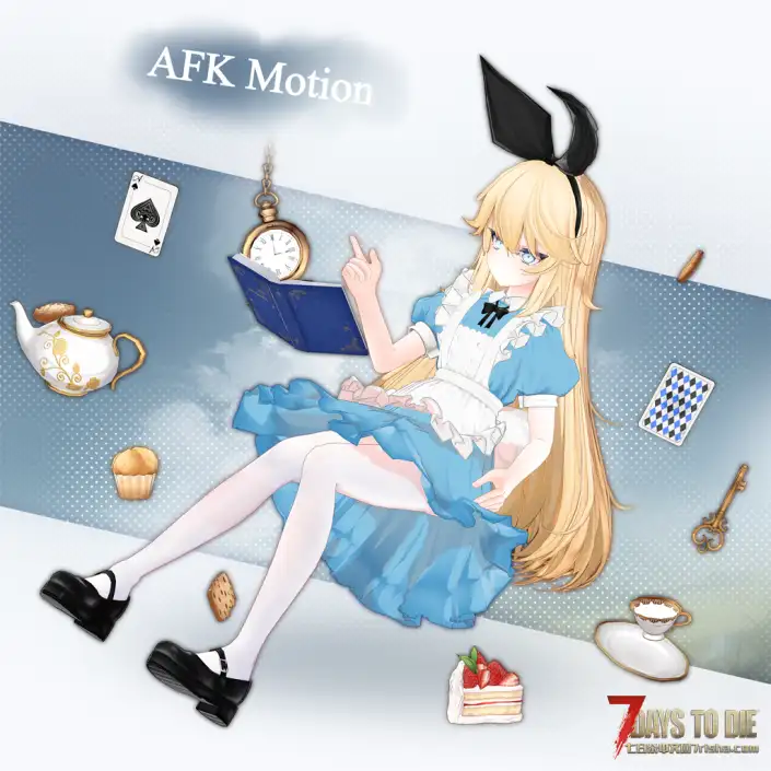 【七日杀V2.5 CustomAvatars-Alpha】Flare 夏菲 爱丽丝菲 人物模型三连！