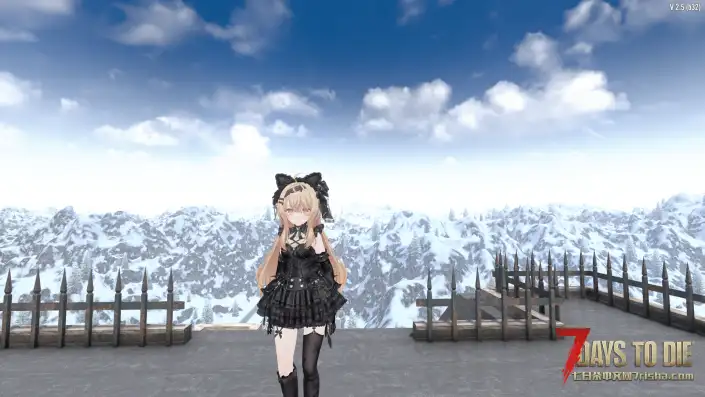 【七日杀V2.5 CustomAvatars-Alpha】Eku 三套哥特洛丽塔